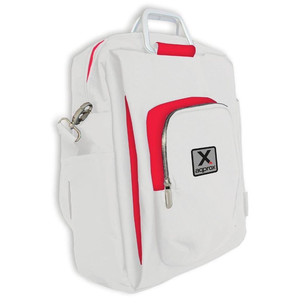 Borsa Notebook fino a 15.6" appNBST15x Colore Bianco e Rosso - Foto 1
