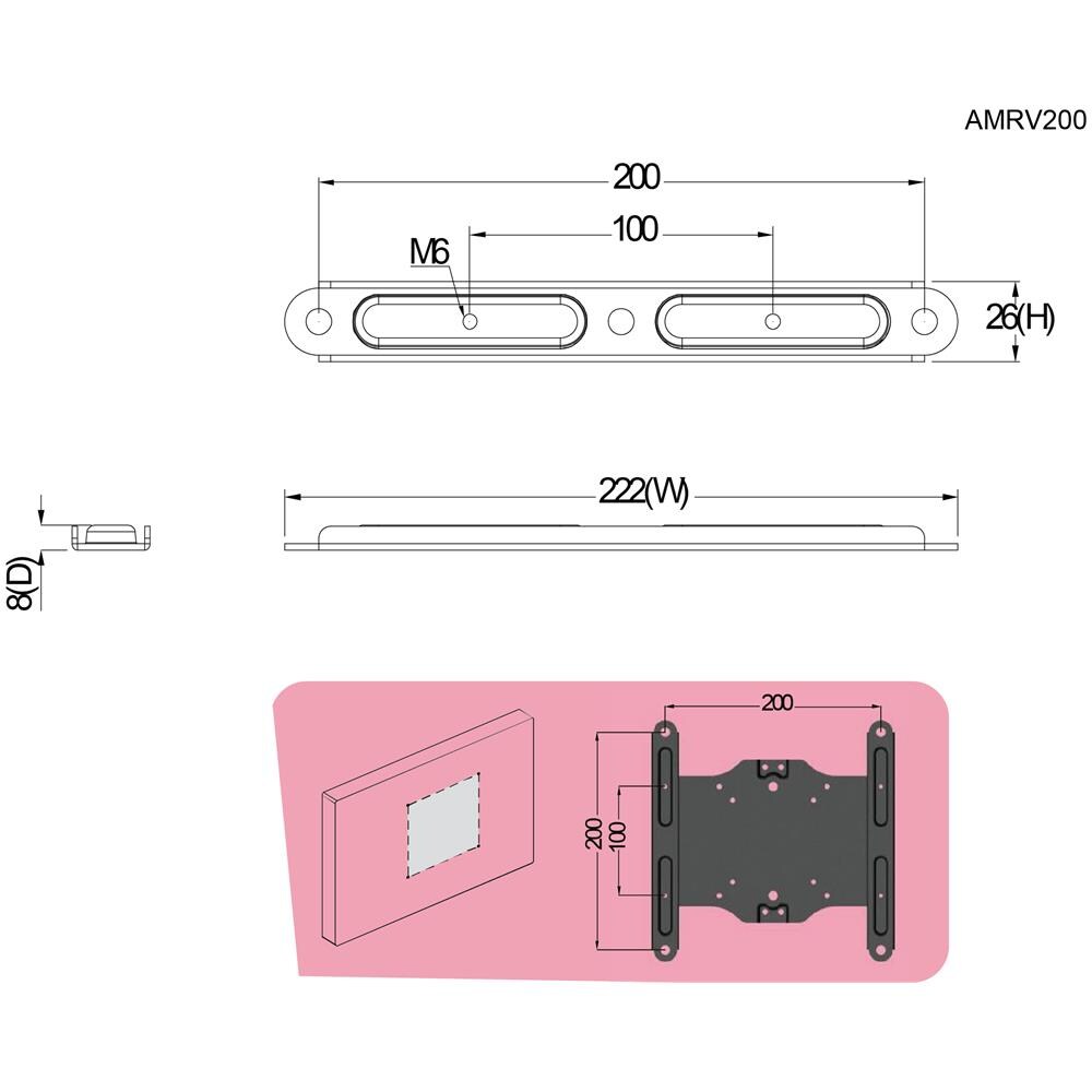 AMRV200 kit di fissaggio - Foto 2
