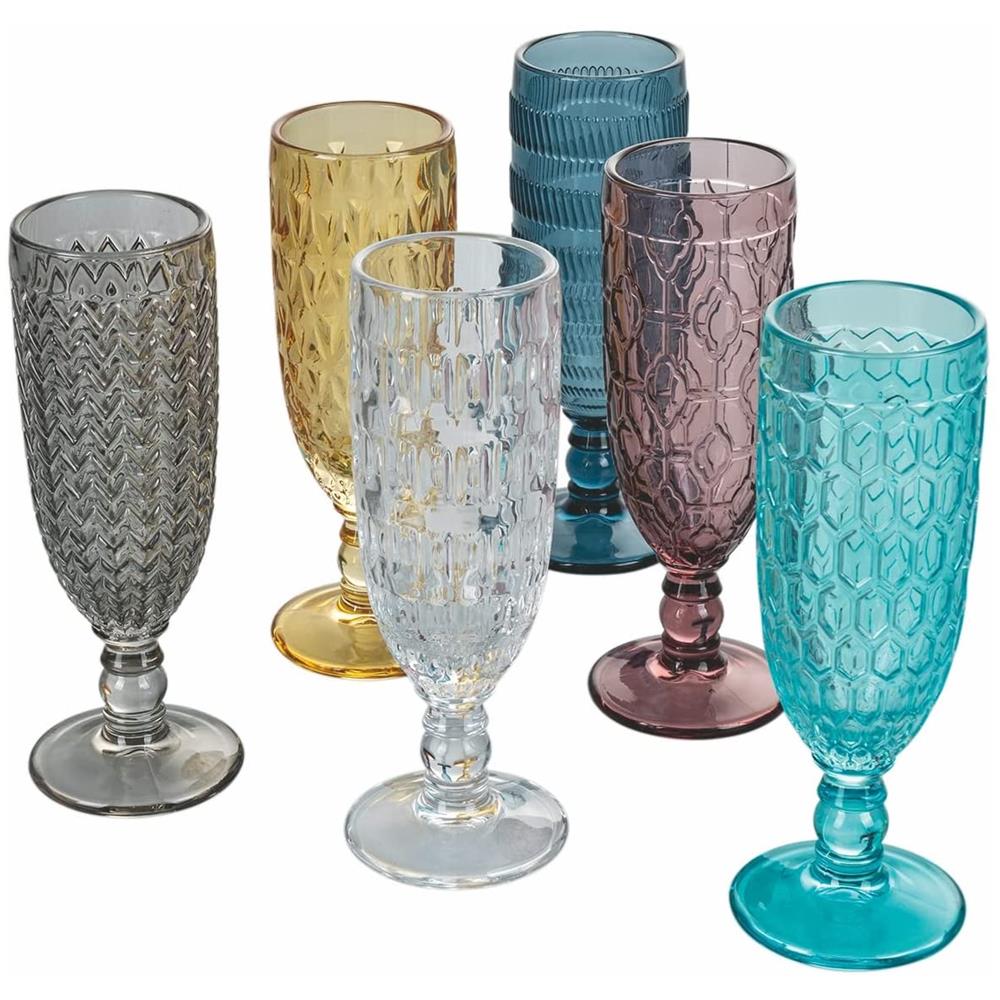 Set 6 Flute Geometrie - Foto 2