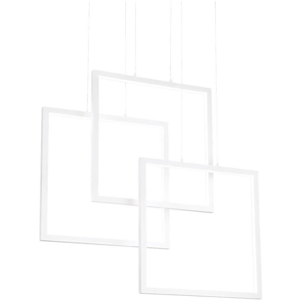 Frame Sp Quadrato Bianco Lampada Sospensione - Ideal Lux 253596 - Foto 1