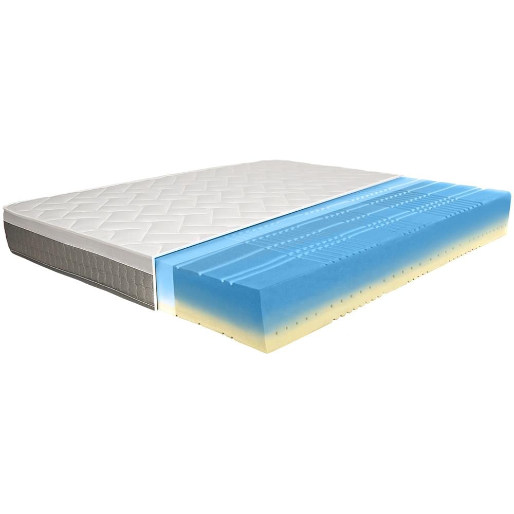 Materasso Memory 100 X 190 Singolo 100% Made In Italy | Ortopedico Medio Rigido | Sistema Di Alleviamento Dei Punti Di Pressione | Anallergico, Antibatterico E Antiacaro | Alta Traspirabilità | - Foto 2