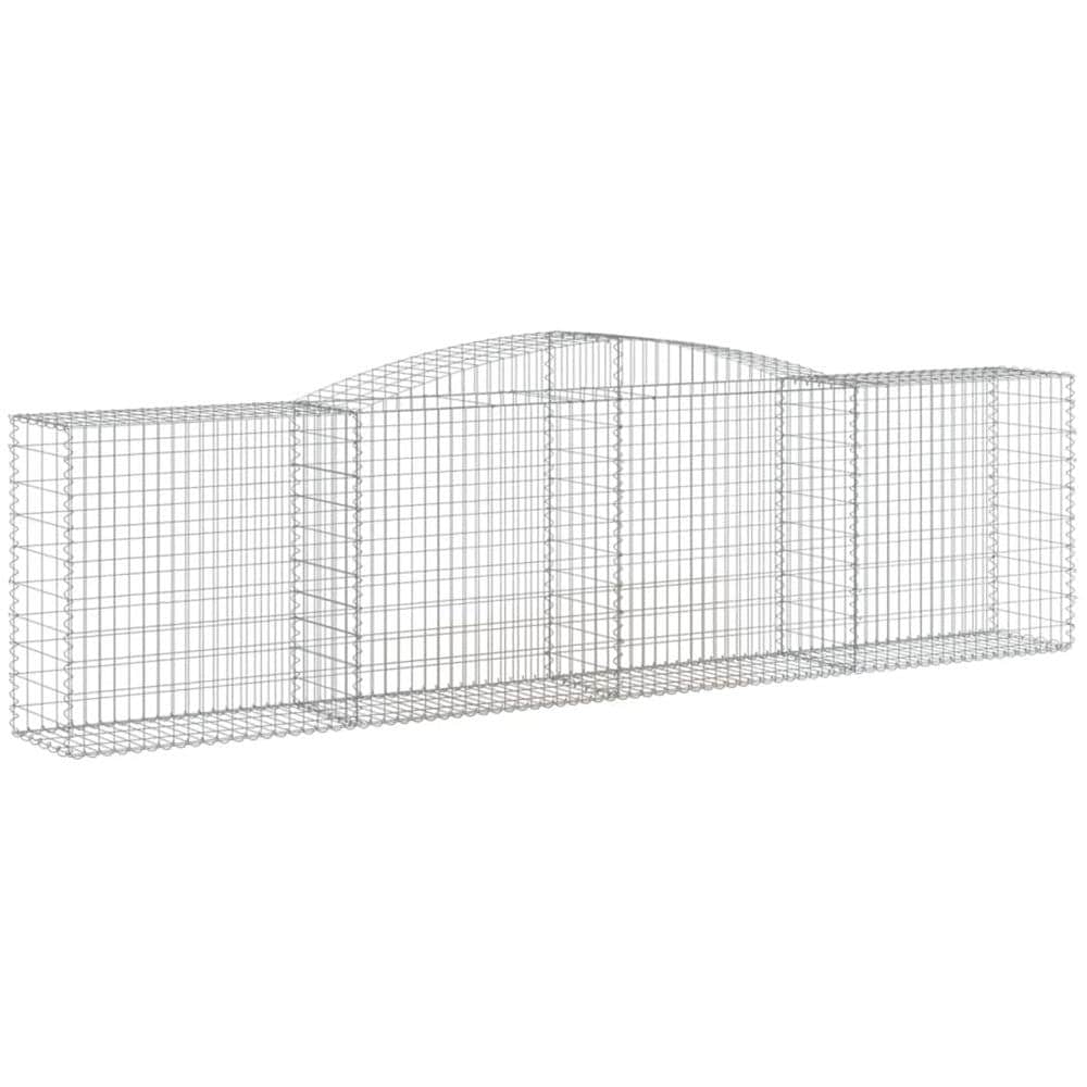 Cesti Gabbioni Ad Arco 6 Pz 400x50x100/120 Cm Ferro Zincato - Foto 2