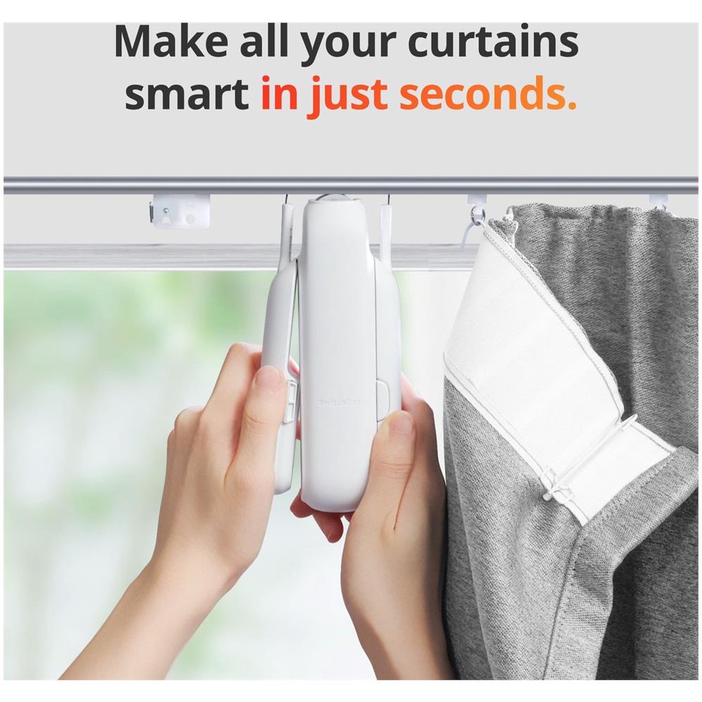 Tenda Switchbot - Versione U-rail 3 (2023) - Bianco - Motore Per Tende Smart Home - Tenda Intelligente - Tenda Automatica - Foto 2