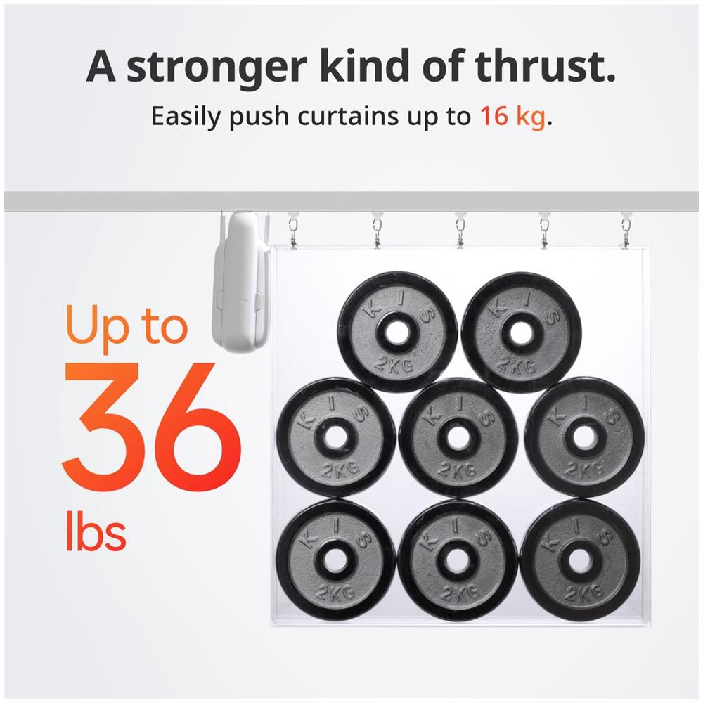 Tenda Switchbot - Versione U-rail 3 (2023) - Bianco - Motore Per Tende Smart Home - Tenda Intelligente - Tenda Automatica - Foto 5