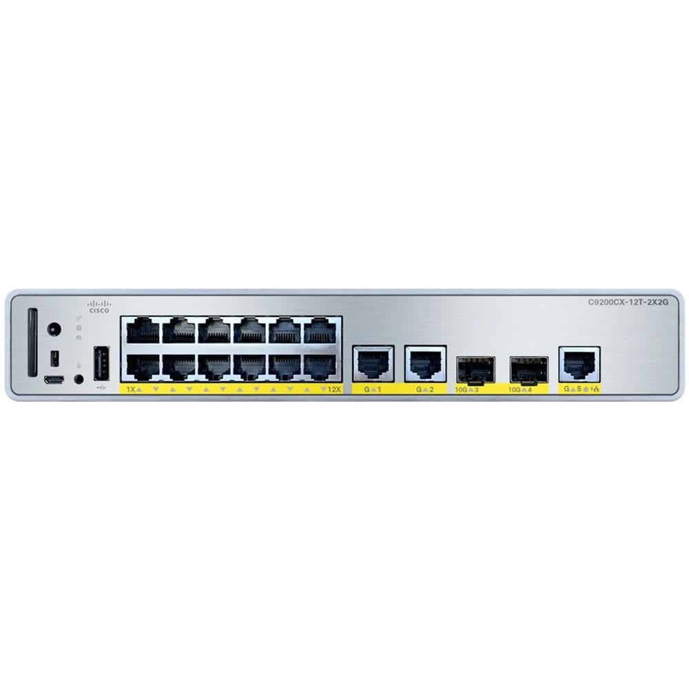 C9200CX-12T-2X2G-E switch di rete Gestito Gigabit Ethernet (10/100/1000) Supporto Power over Ethernet (PoE) - Foto 1