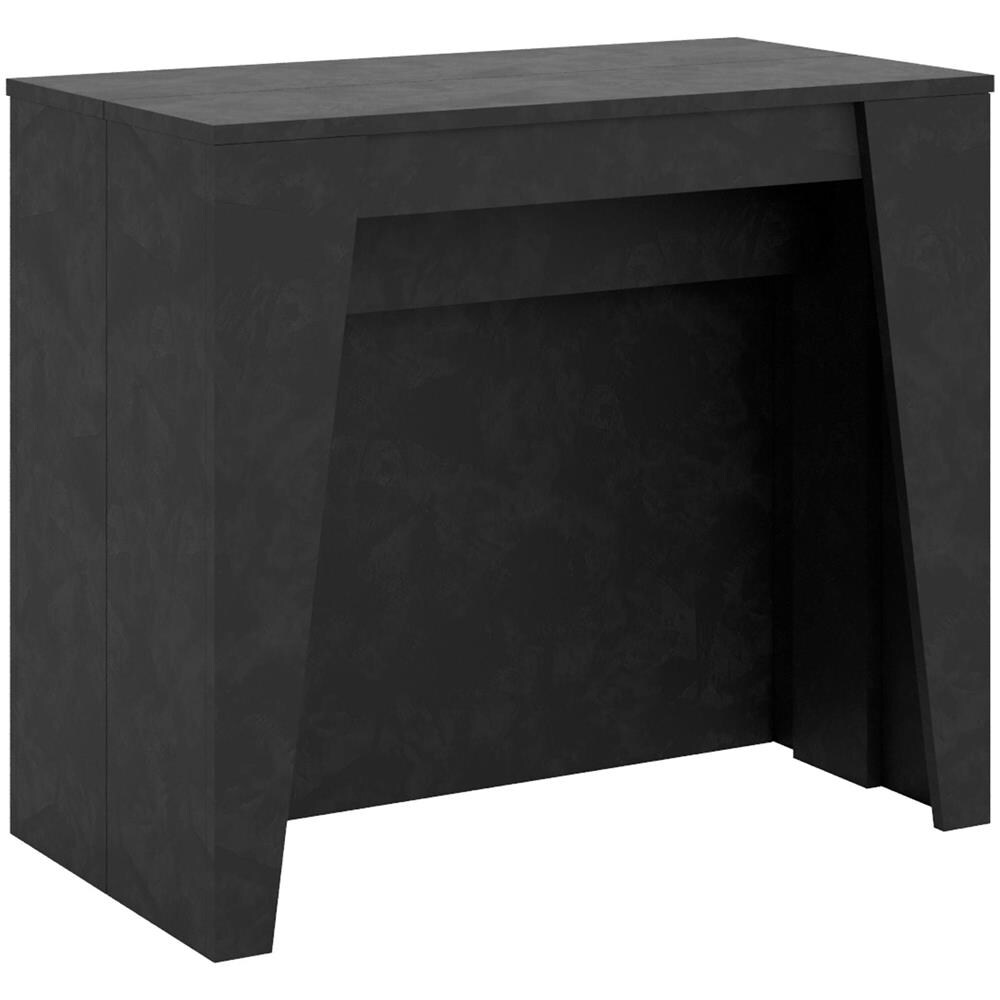 Consolle allungabile 90x48/296 cm Bakari antracite spatolato - Foto 1