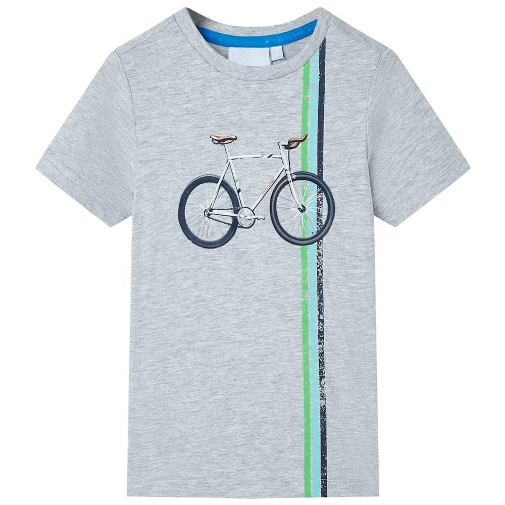 Maglietta da Bambino a Maniche Corte Grigia 104 - Foto 1