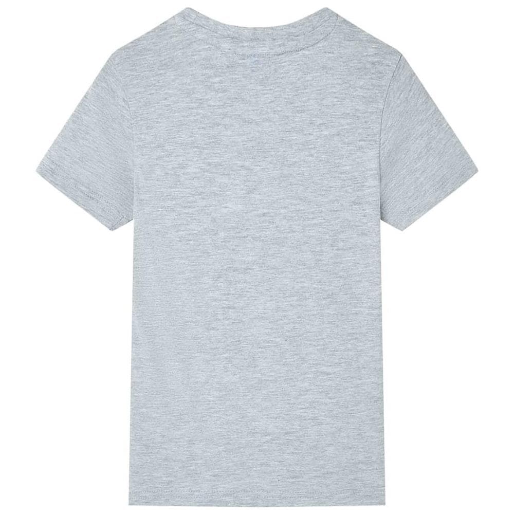 Maglietta da Bambino a Maniche Corte Grigia 104 - Foto 2