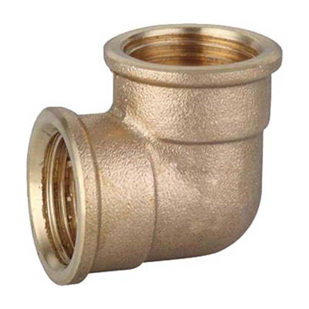 "GOMITO Femmina Femmina FF IN OTTONE GIALLO IBP 1"" " - Foto 1