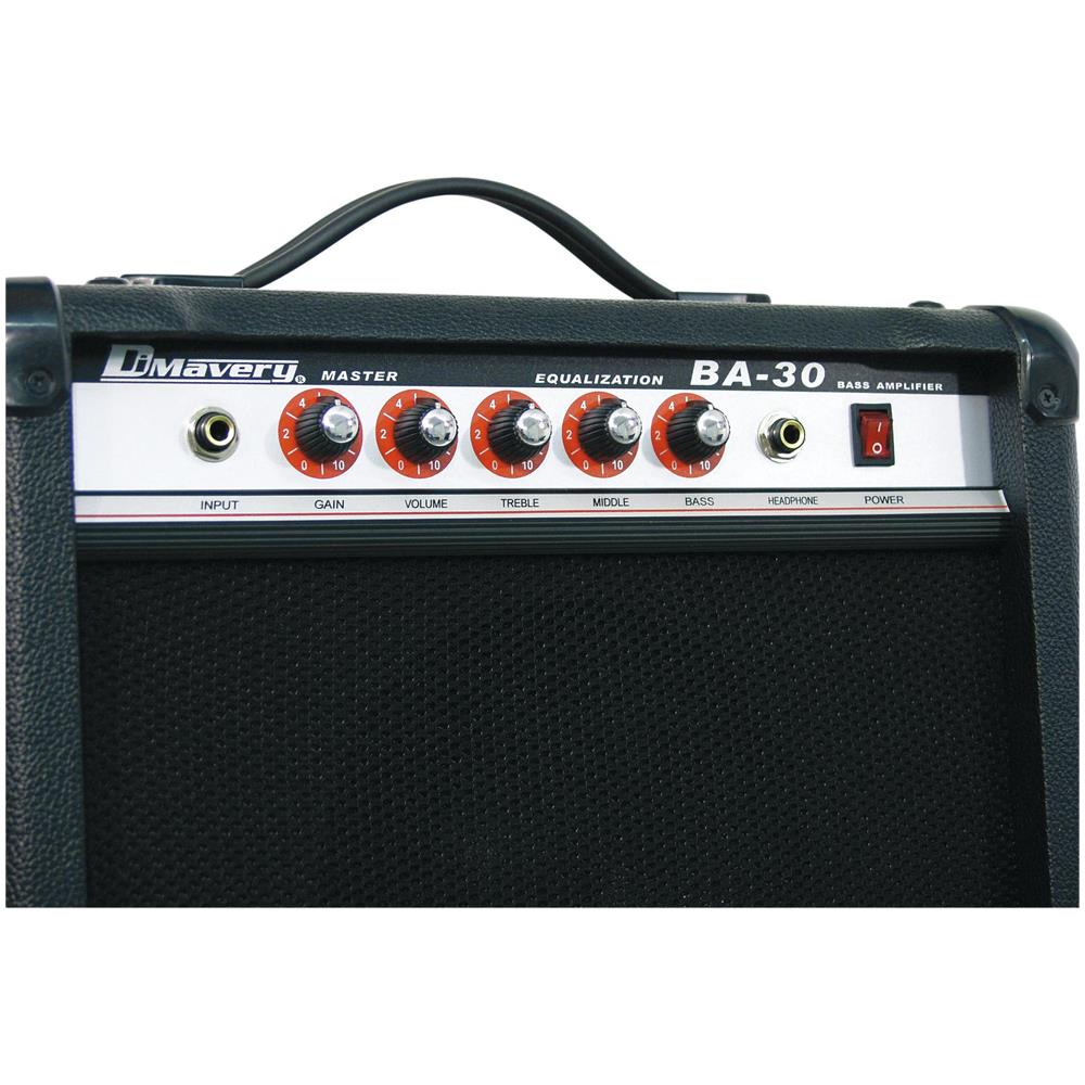 Amplificatore Per Basso 30w Equalittazore 3 Bande Woofer Da 8 Ba-30 - Foto 2