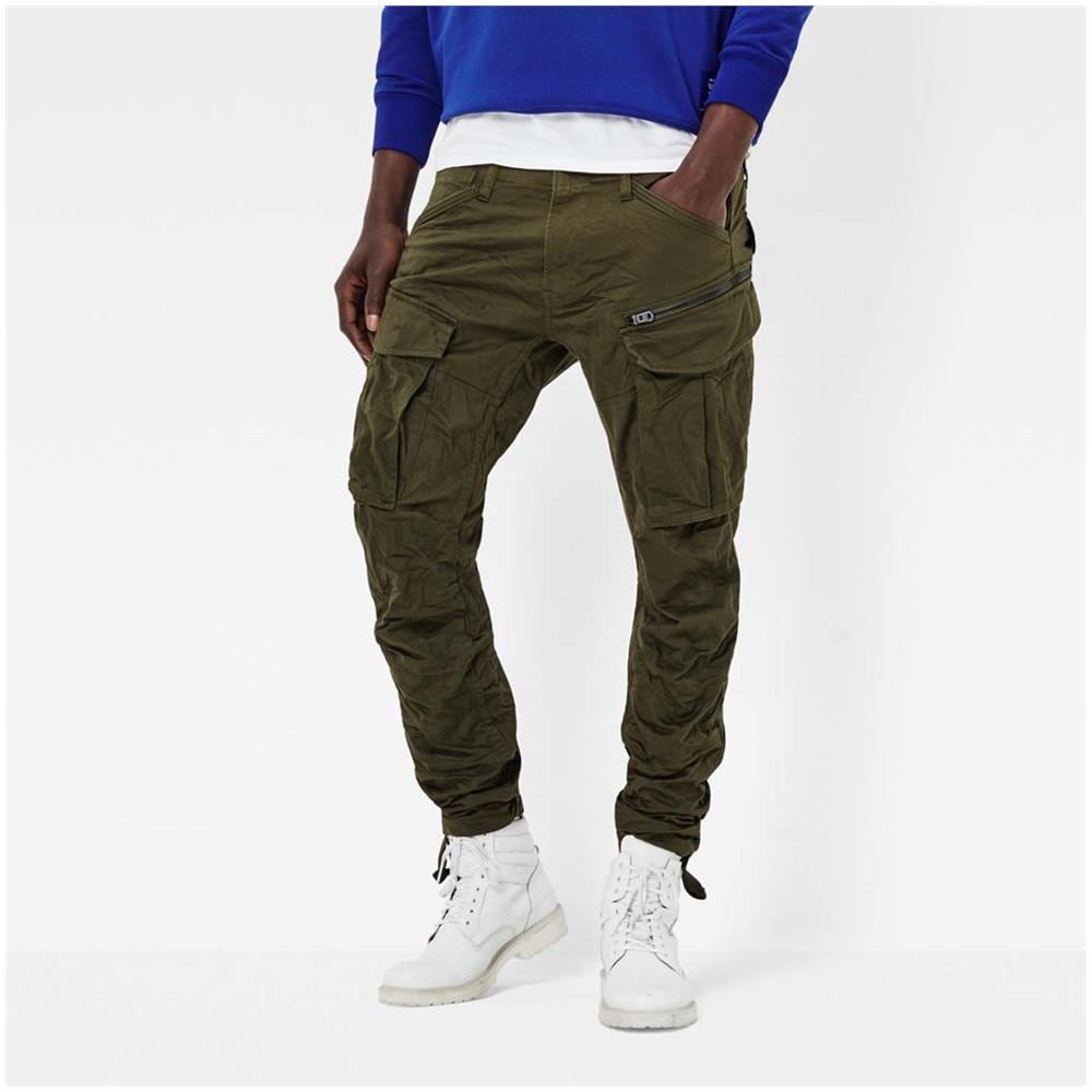 Pantaloni Rovic Zip 3d Tapered L34 Abbigliamento Uomo W33-l34 - Foto 1