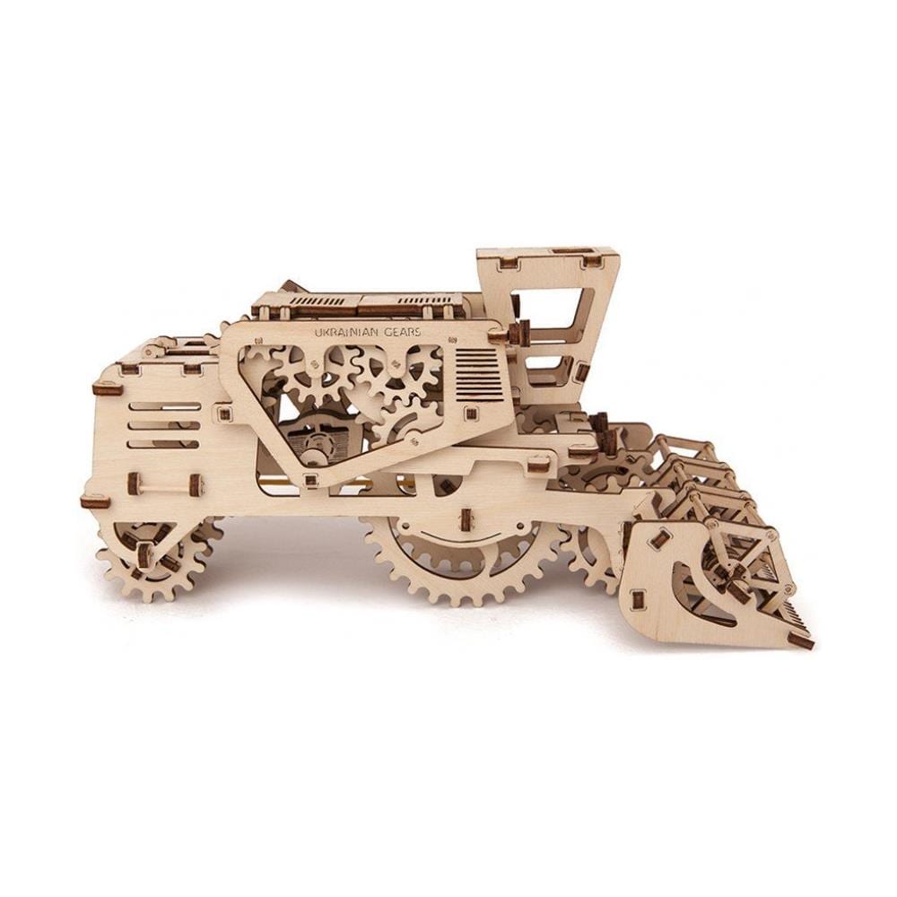 Puzzle in Legno 3D - Mietitrebbiatrice - 154 Pezzi - Foto 8