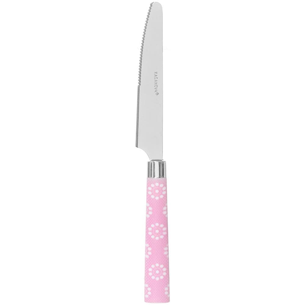 Coltello In Acciaio Inox Rosa - Foto 1