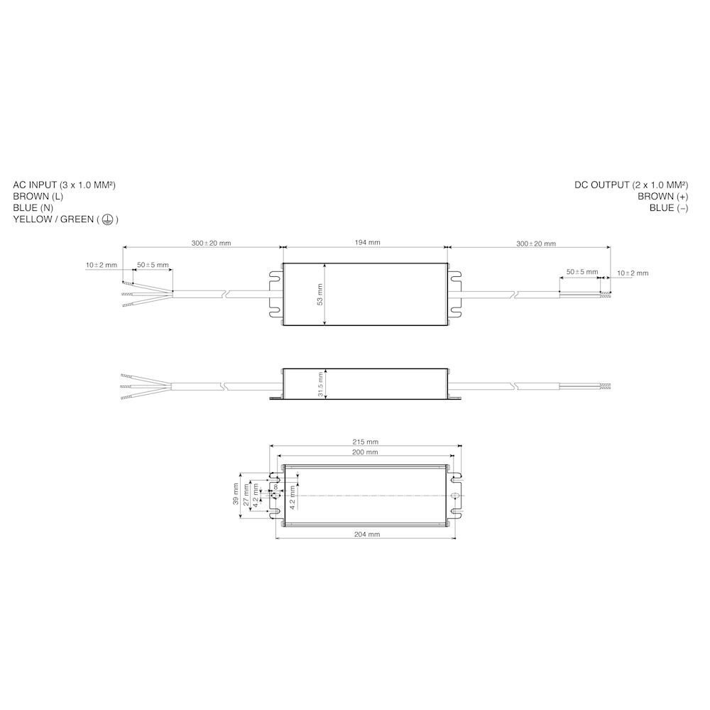 Trasformatore Led 24v 150w Impermeabile Ip67 Senza Sfarfallio Tensione Costante Per Strisce Led Alimentatore Driver - Foto 2