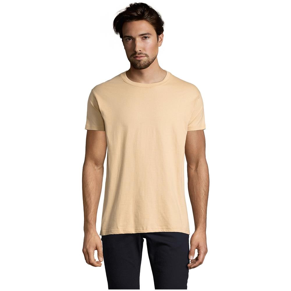 T-shirt Girocollo Da Uomo Modello Imperiale Taglia L Colore Sabbia - Foto 1