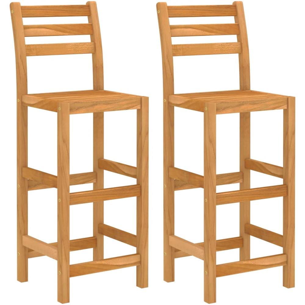 Set Da Bar Da Giardino 3 Pz In Legno Massello Di Acacia - Foto 2