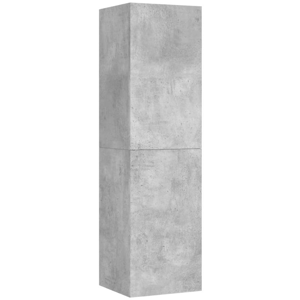 Mobile Porta TV Grigio Cemento 30,5x30x110 cm Legno Multistrato - Foto 1