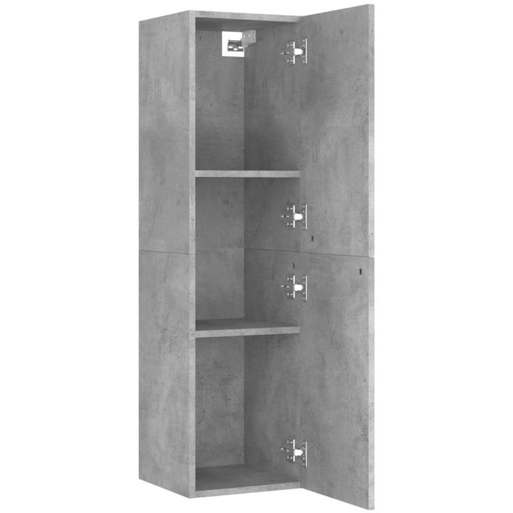Mobile Porta TV Grigio Cemento 30,5x30x110 cm Legno Multistrato - Foto 10