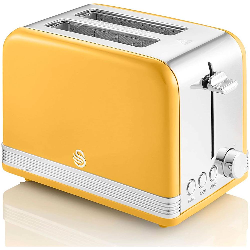 Tostapane Retro ST19010YELN a 2 Fette Potenza 815 W Colore Giallo - Foto 1