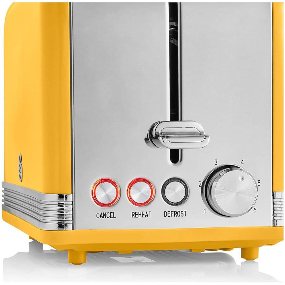 Tostapane Retro ST19010YELN a 2 Fette Potenza 815 W Colore Giallo - Foto 2