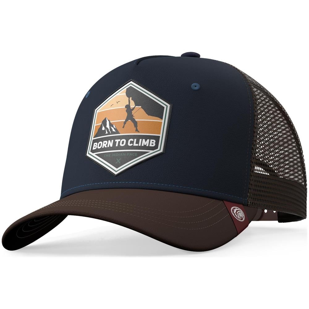 Cappellino Trucker Born To Climb Giallo Per Uomini E Donne - Foto 1