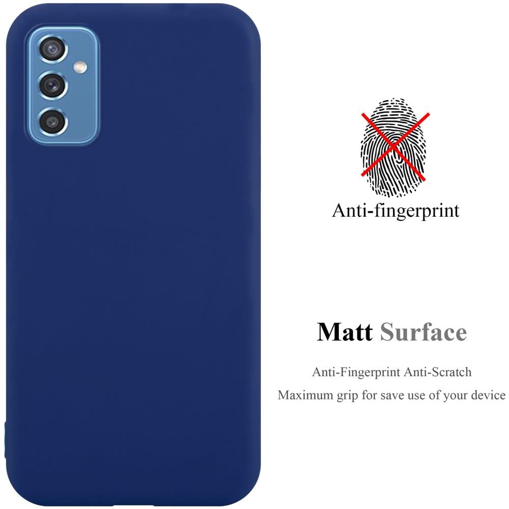 Custodia Compatibile Con Samsung Galaxy M52 5g In Candy Blu Scuro - Coperchio Protettivo In Silicone Tpu Flessibile - Foto 2