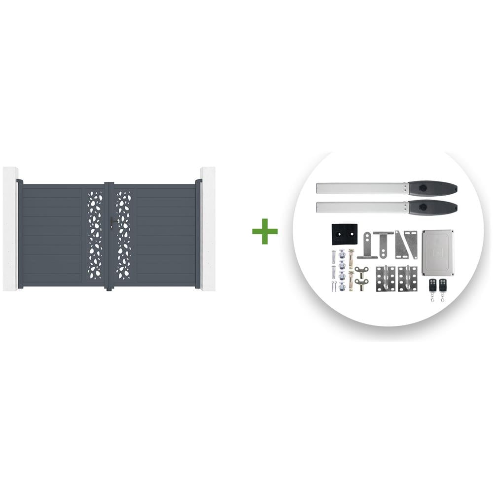 Confezione Cancello Elettrico A Battente Sunny 300b180 + Hicker B200 - Foto 1