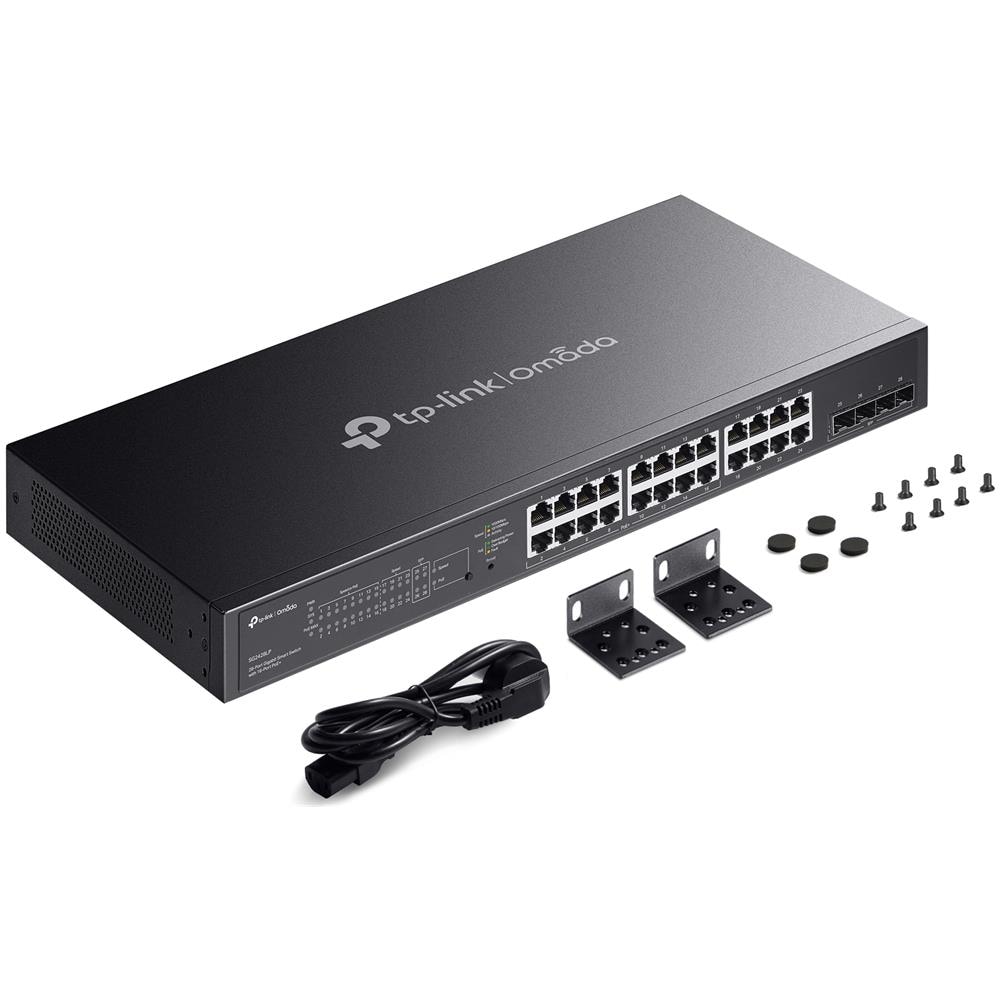 SG2428LP Switch di Rete Gestito L2/L2+ 24 Porte Gigabit Ethernet (10/100/1000) Supporto Power over Ethernet (PoE) Colore Grigio - Foto 6