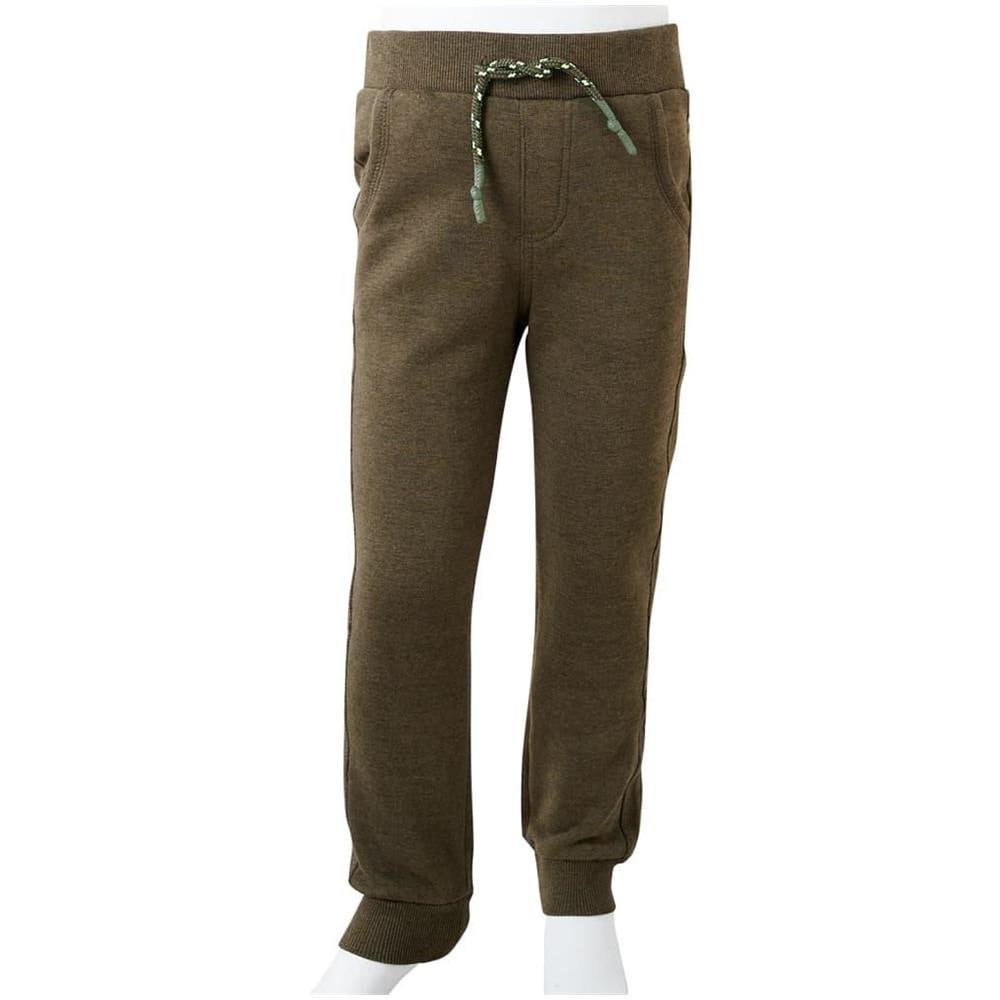 Pantaloni Tuta per Bambini Cachi Mélange 92 - Foto 9