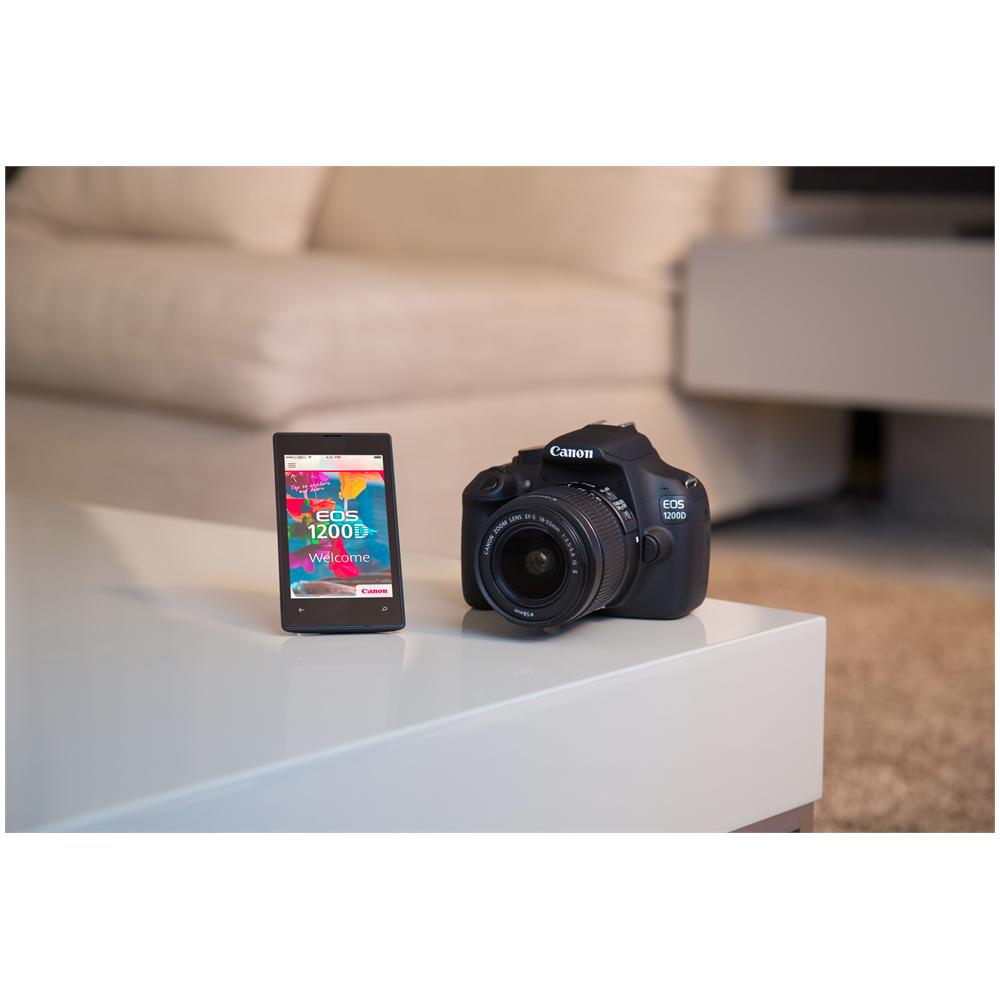 EOS 1200D Nero Kit 18-135 mm DC III Sensore CMOS 18Mpx Display 3'' Filmati Full HD GPS - Foto 1