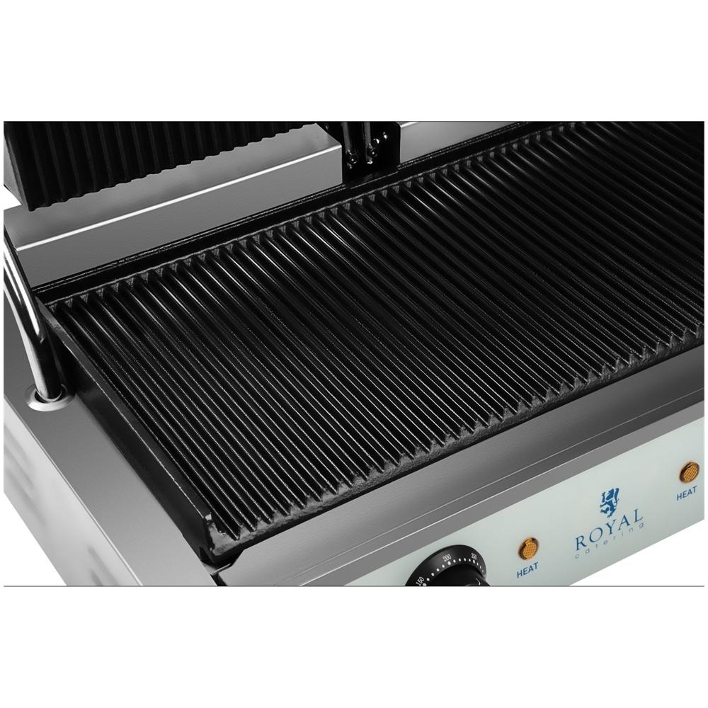 Piastra Panini - 2 X 1.800 Watt - Rigato - 2.0 - Foto 3