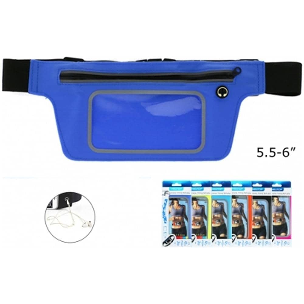 Borsa Marsupio Con Zip Universale Smartphone Mp3 Carte Soldi Uscita Cuffie Sport - Foto 1