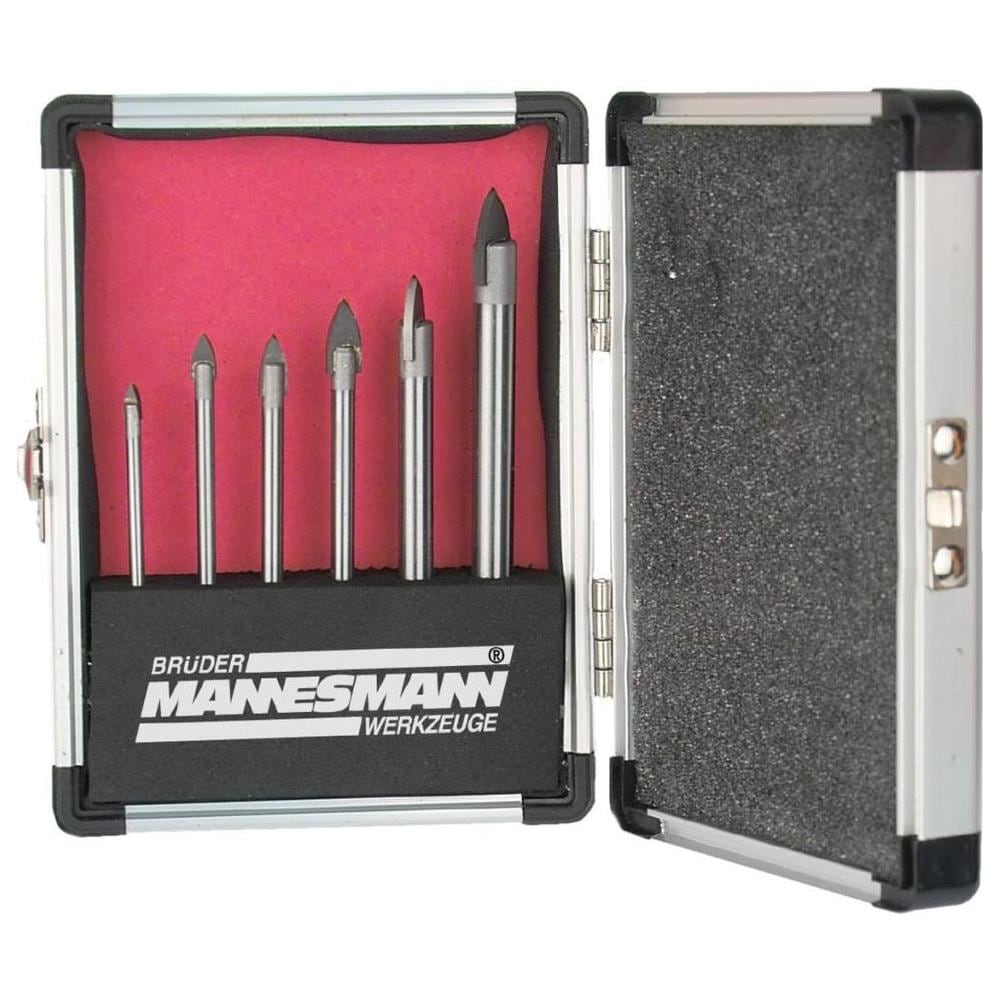 Set Punte Da Vetro Per Trapano 6 Pz Acciaio 54806 - Foto 1
