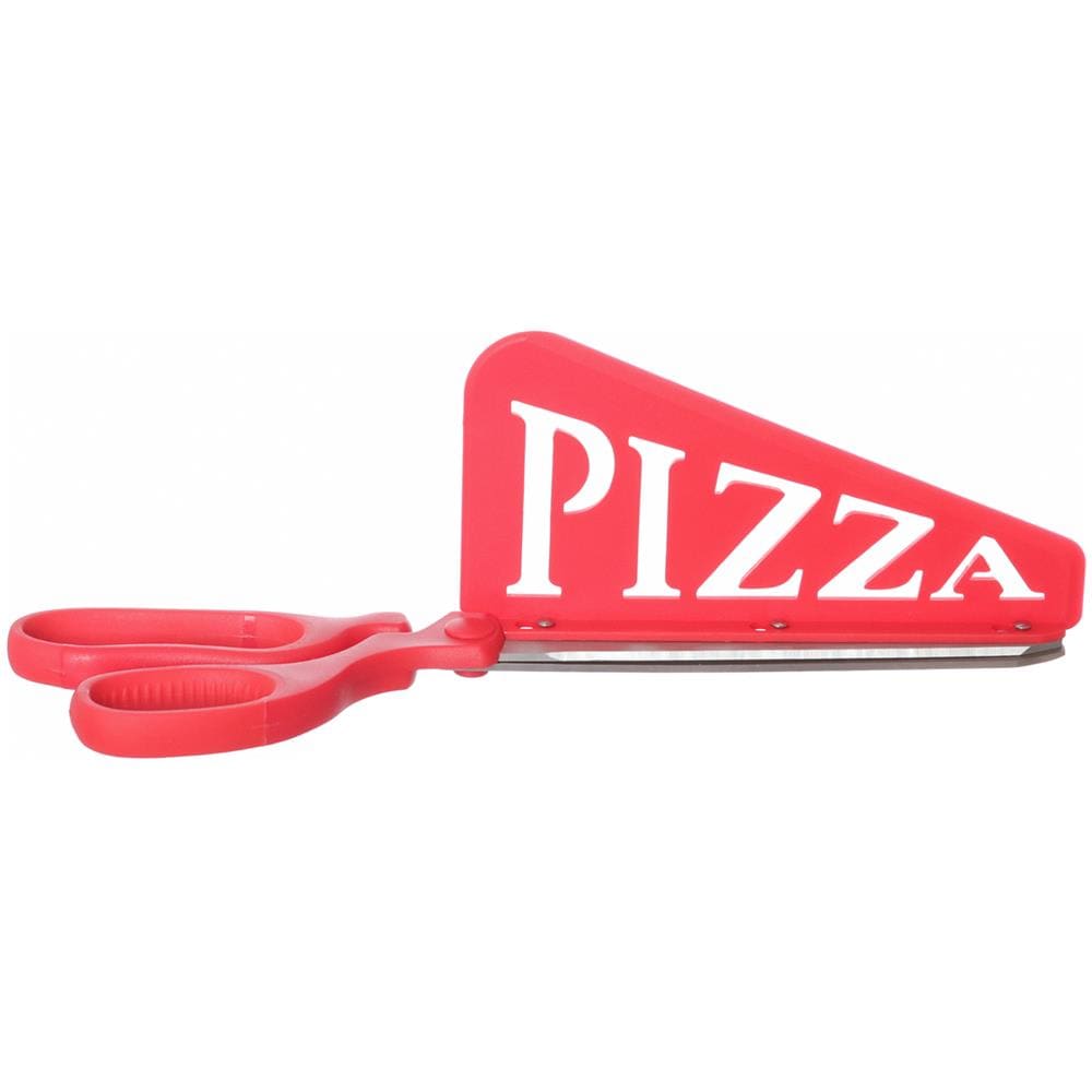 Forbici Per Pizza Con Paletta Per Servire Rosso - Foto 1