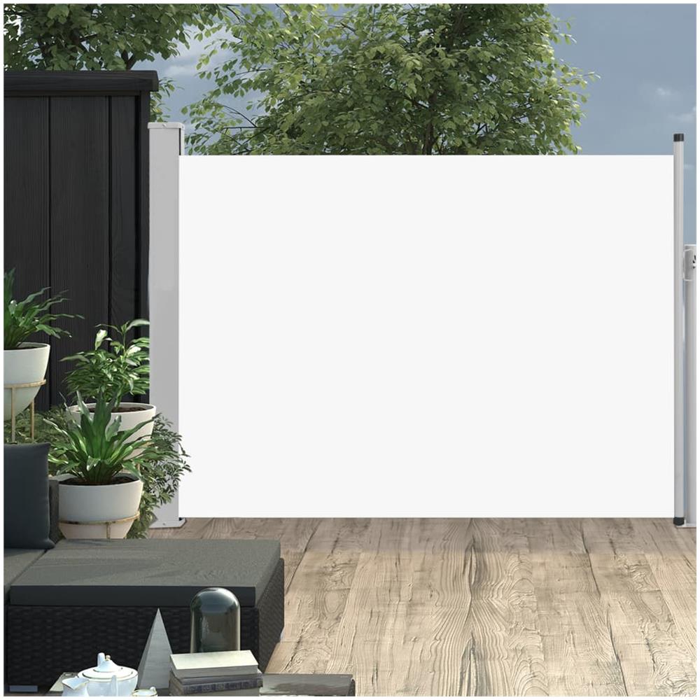 Tenda Laterale Retrattile Per Patio 120x500 Cm Crema - Foto 1