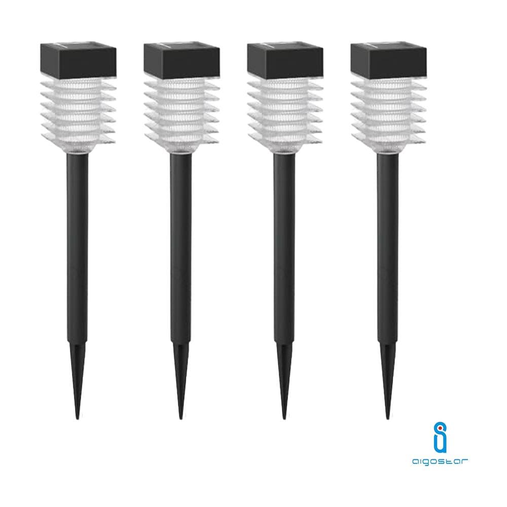 Luce Led Solare Da Giardino 6500k Lampioncino Picchetto Paletto 4 Pezzi - Foto 1