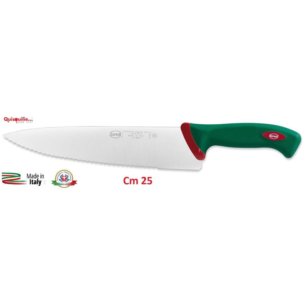 Coltello Trinciante Cm 21 - 25 Seghettato linea Premana Professional Made In Italy - 21 - Foto 2