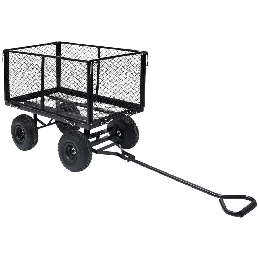 Carrello a Mano da Giardino Nero 350 kg - Foto 1