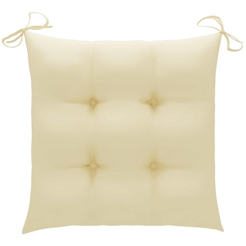 Sedie Da Giardino Con Cuscini 8 Pz In Legno Massello Di Teak - Foto 2