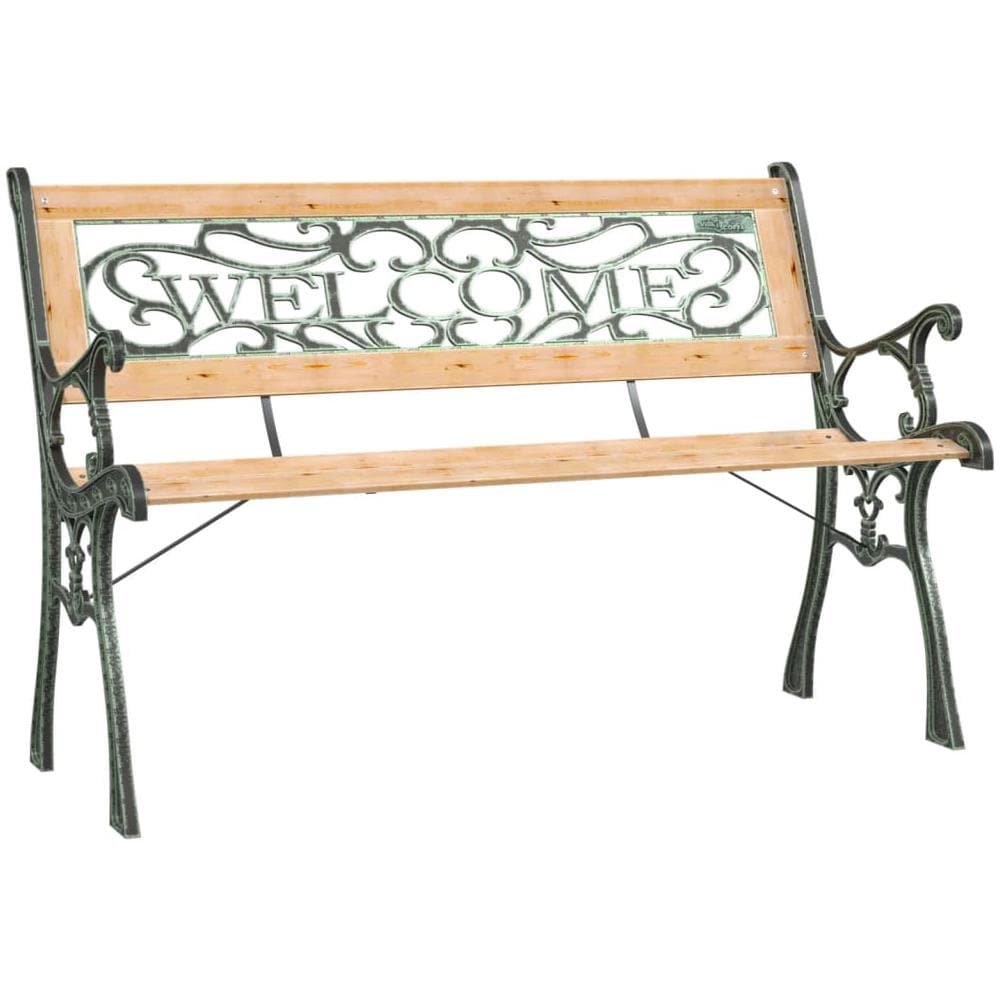 Panchina da Giardino 122 cm in Legno Massello di Abete - Foto 2