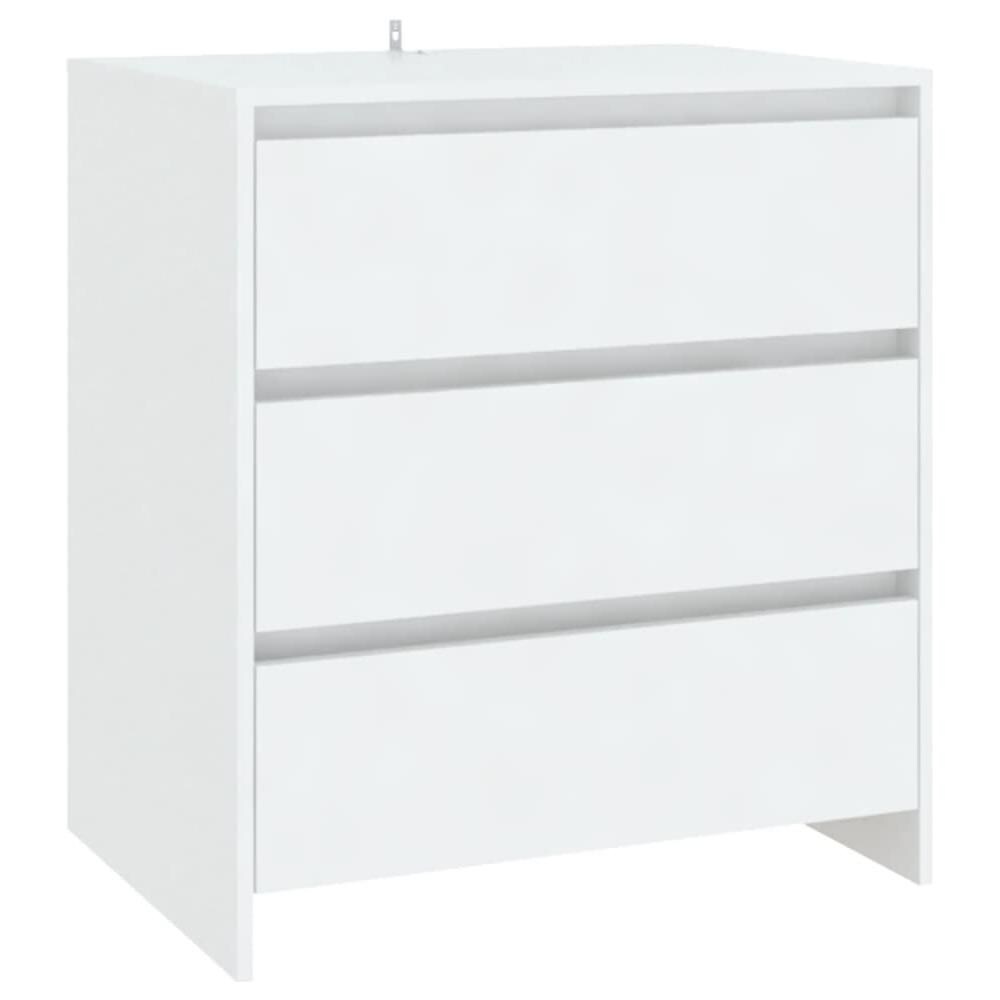 Credenza Bianca 70x41x75 cm in Truciolato - Foto 2