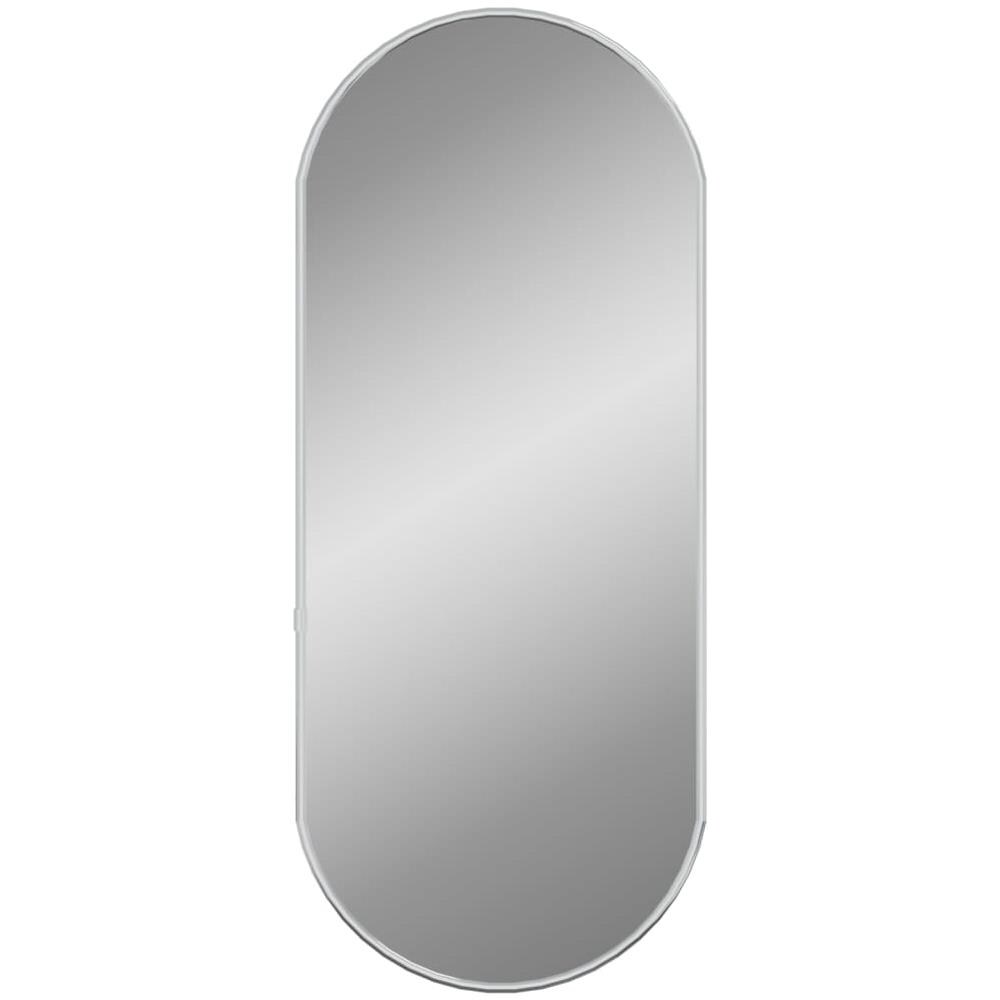 Specchio Da Parete Argento 60x25 Cm Ovale - Foto 2