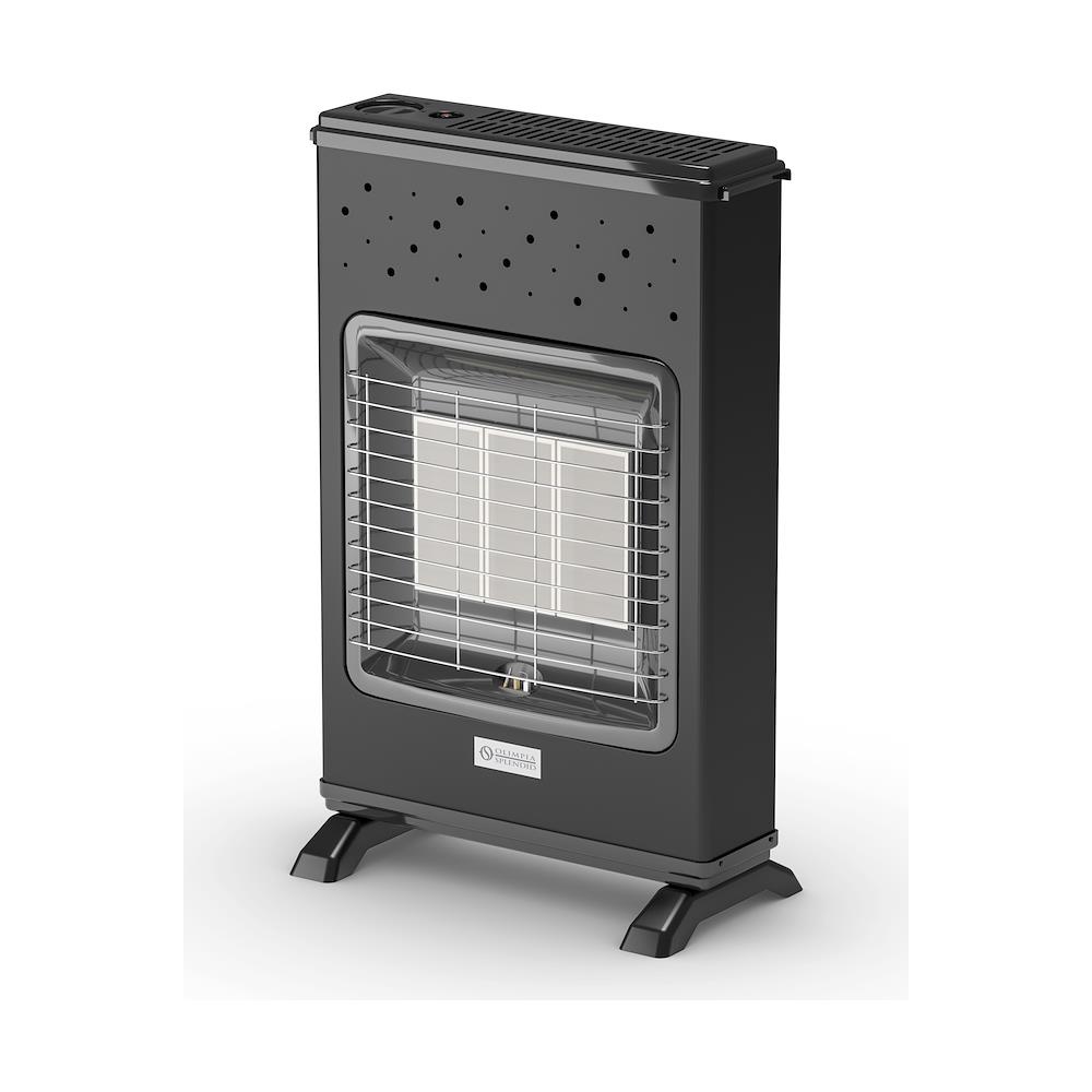 Stufa a Gas Metano Infra Metano S1 Portatile con Tecnologia Infrarossi Potenza Termica max 4200 Watt Installazione a Parete o a Pavimento Volume Riscaldabile Fino a 120 mc Colore Nero - Foto 1