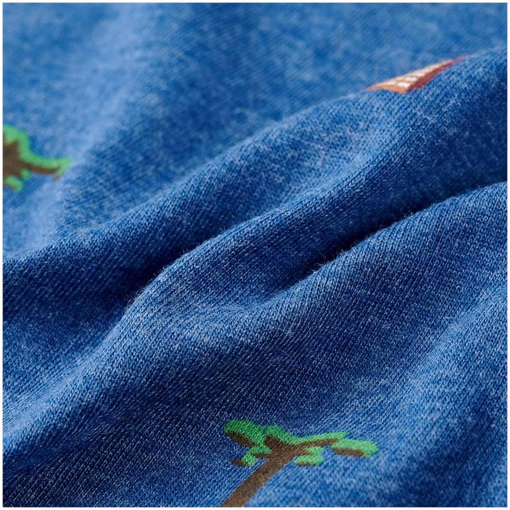 Maglietta da Bambino Blu Scuro Mélange 104 - Foto 7