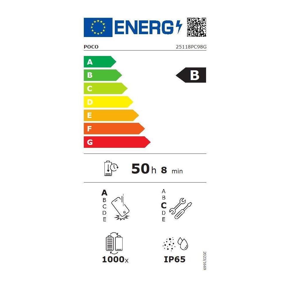 Poco M8 5G 256GB 8GB Ram Display 6.77" Amoled 120Hz max Main Camera 50MP DualSim (nano SIM+Ibrida) HyperOS 2 Snapdragon 6 Gen3 5520mAh Silver - Foto 1