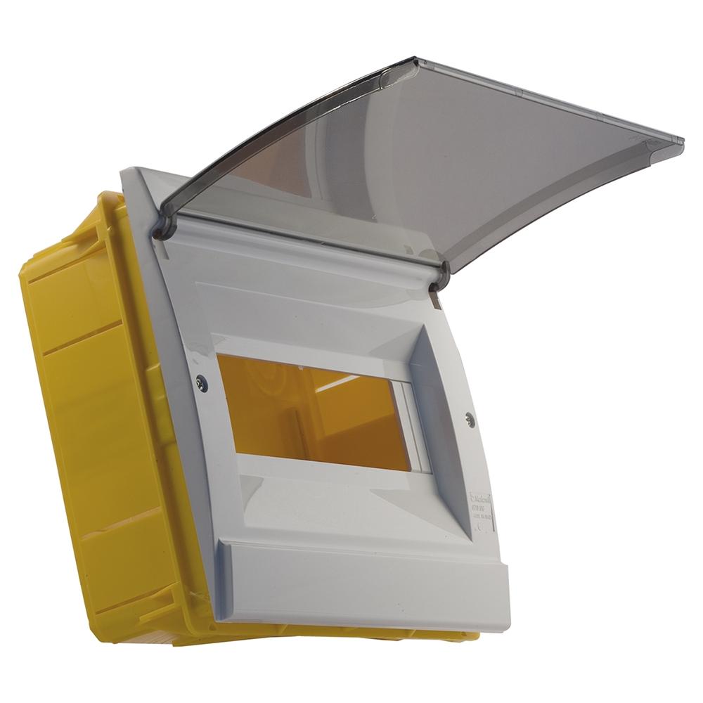 Centralino Da Incasso Ip40 Con Portello Bianco 4 Moduli - Foto 1