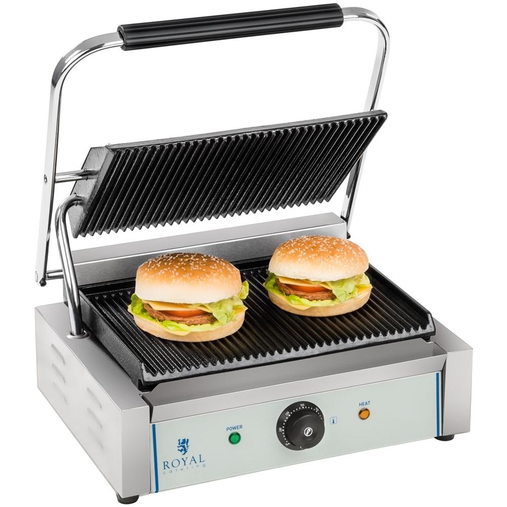Piastra Panini - 1 X 2.200 Watt - Rigato - Foto 2