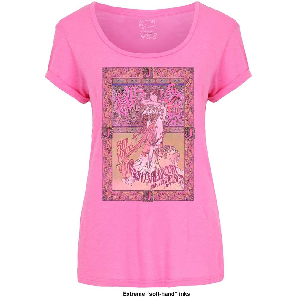 Janis Joplin - Avalon Ballroom '67 Pink (T-Shirt Donna Tg. M)  - Foto 1