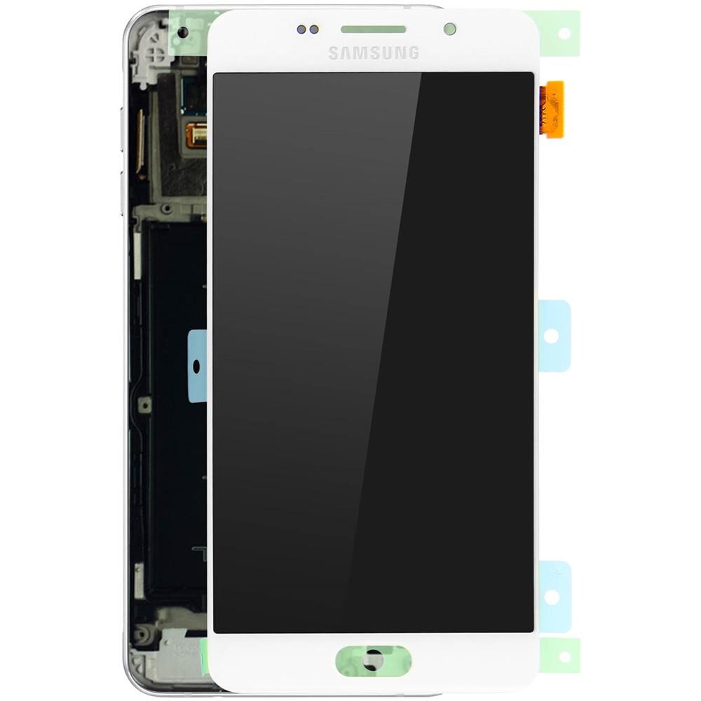 Schermo Lcd Touchscreen Di Ricambio Originale Samsung Galaxy A5 2016 - Bianco - Foto 1