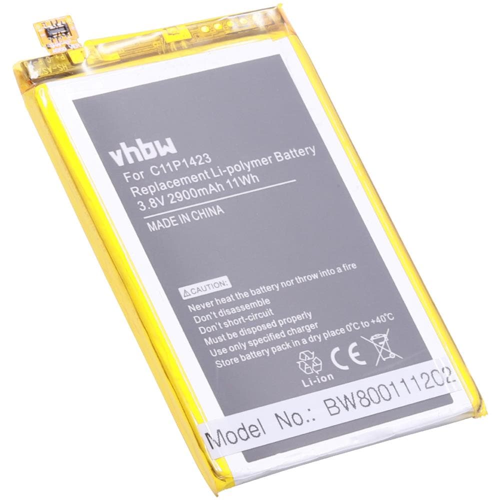 Li-polymer Batteria 2900mah (3.8v) Per Cellulari E Smartphone Asus Zenfone 2 5.5', 2 Deluxe, Ze500cl, Ze550ml, Ze551ml Sostituisce C11p1424. - Foto 2